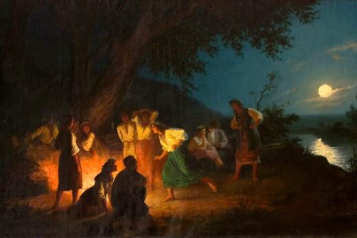 Reprodukcja obrazu Henryk Siemiradzki, Noc Kupały (1892)