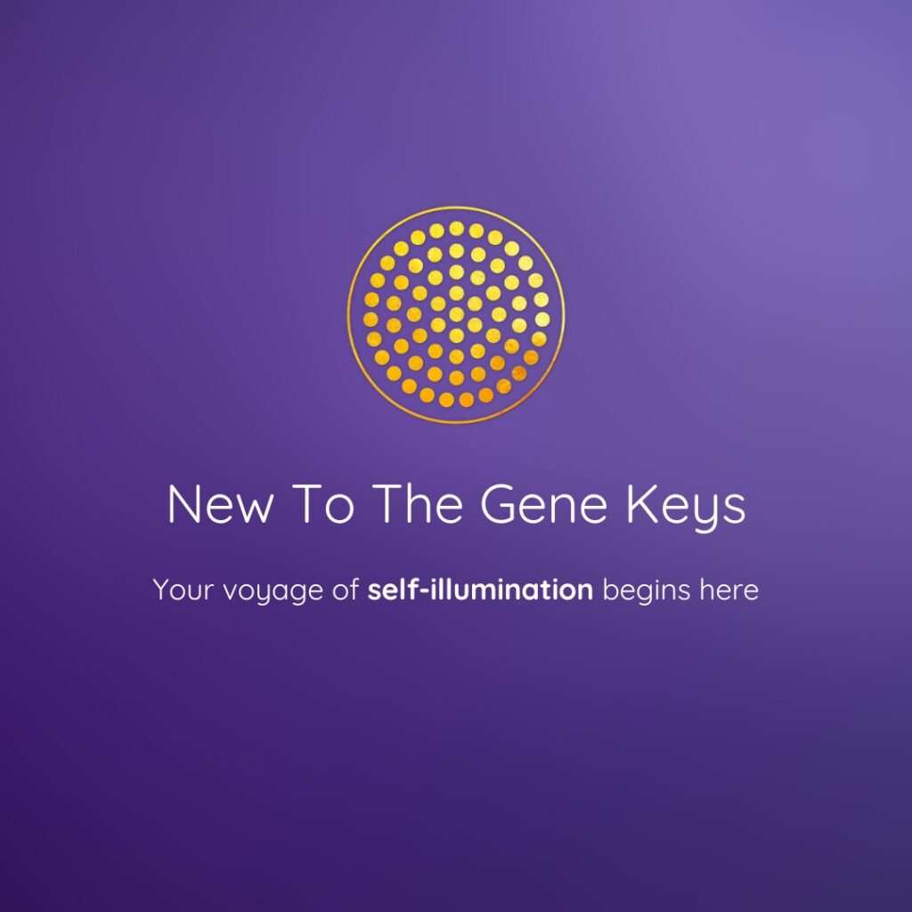 New to the Gene Keys